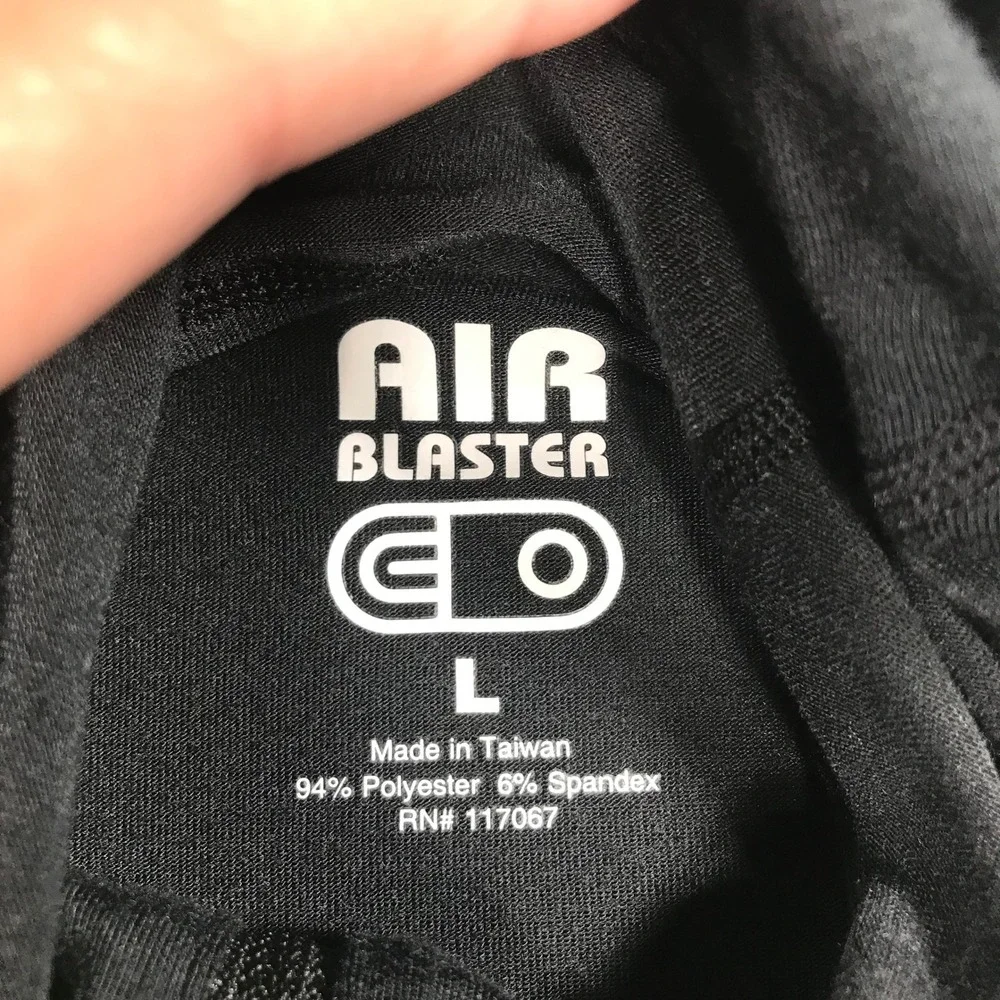 Airblaster Ninja Suit Womens Large Black Hooded One Piece Base Layer Snowboard